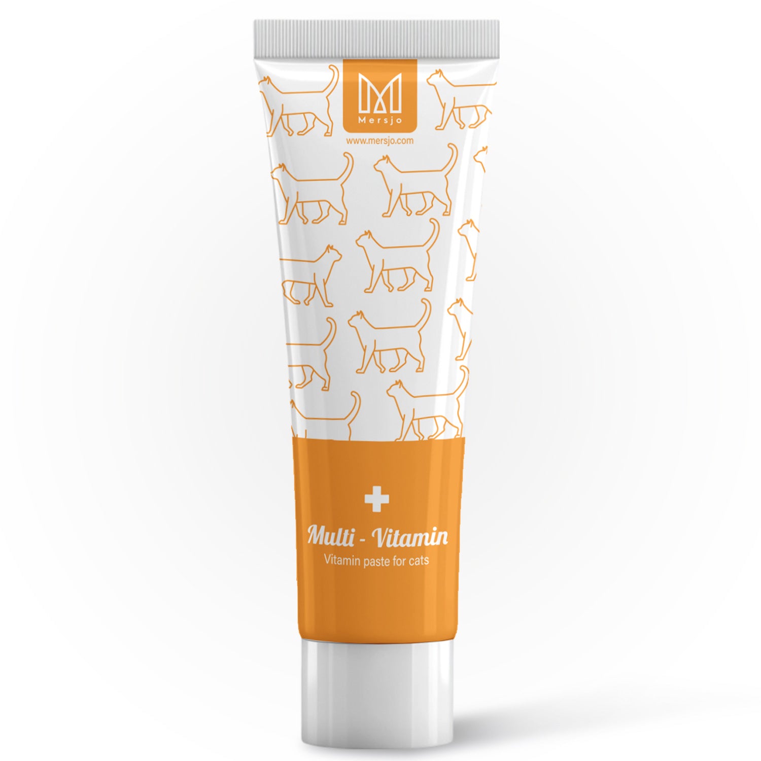 Anti-Haarball-Paste für Katzen mit Multivitamin, Nahrungsergänzungsmittel Mersjo Multi-Vitamin 100g