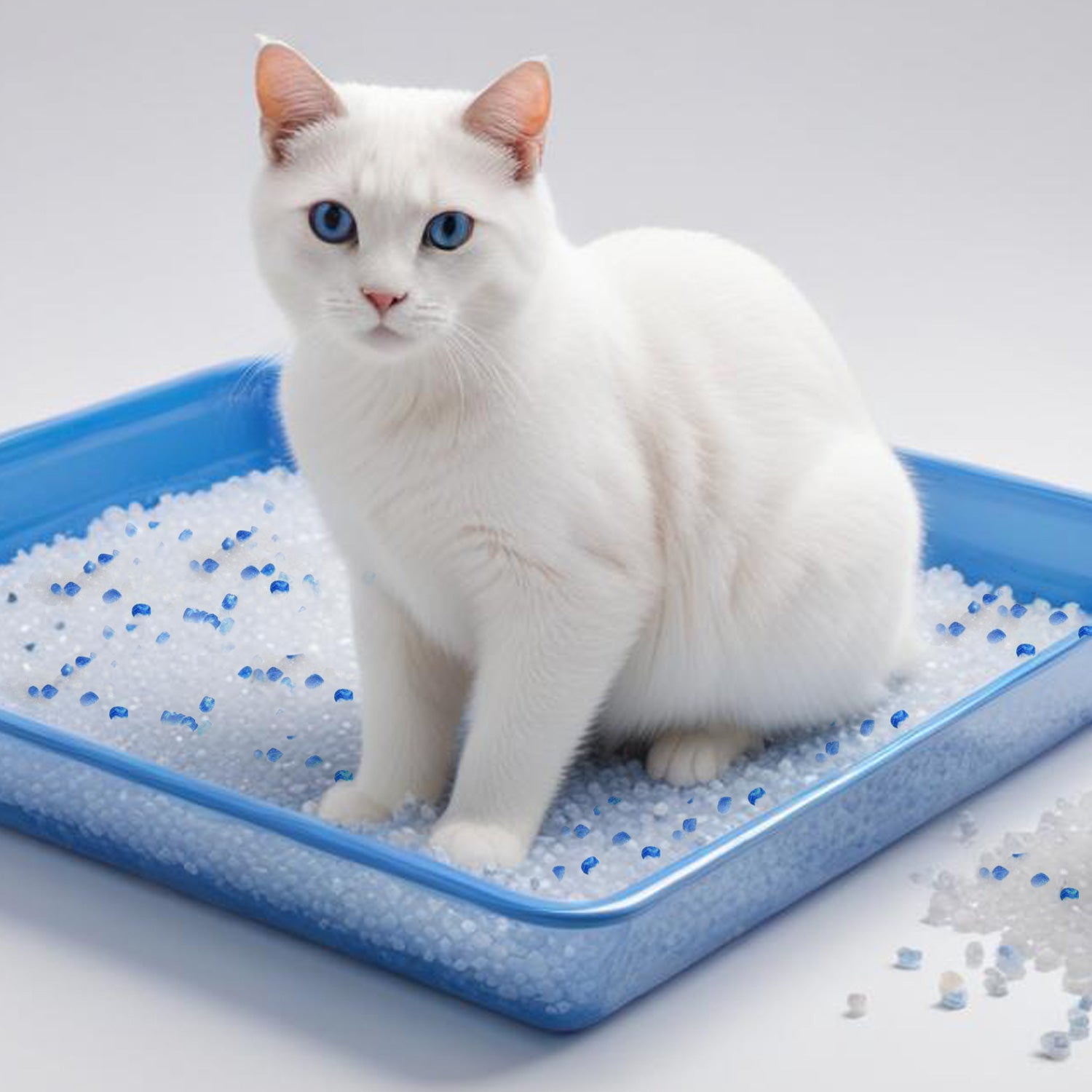 Silikon-Katzenstreu Mersjo Neutral 3,8L