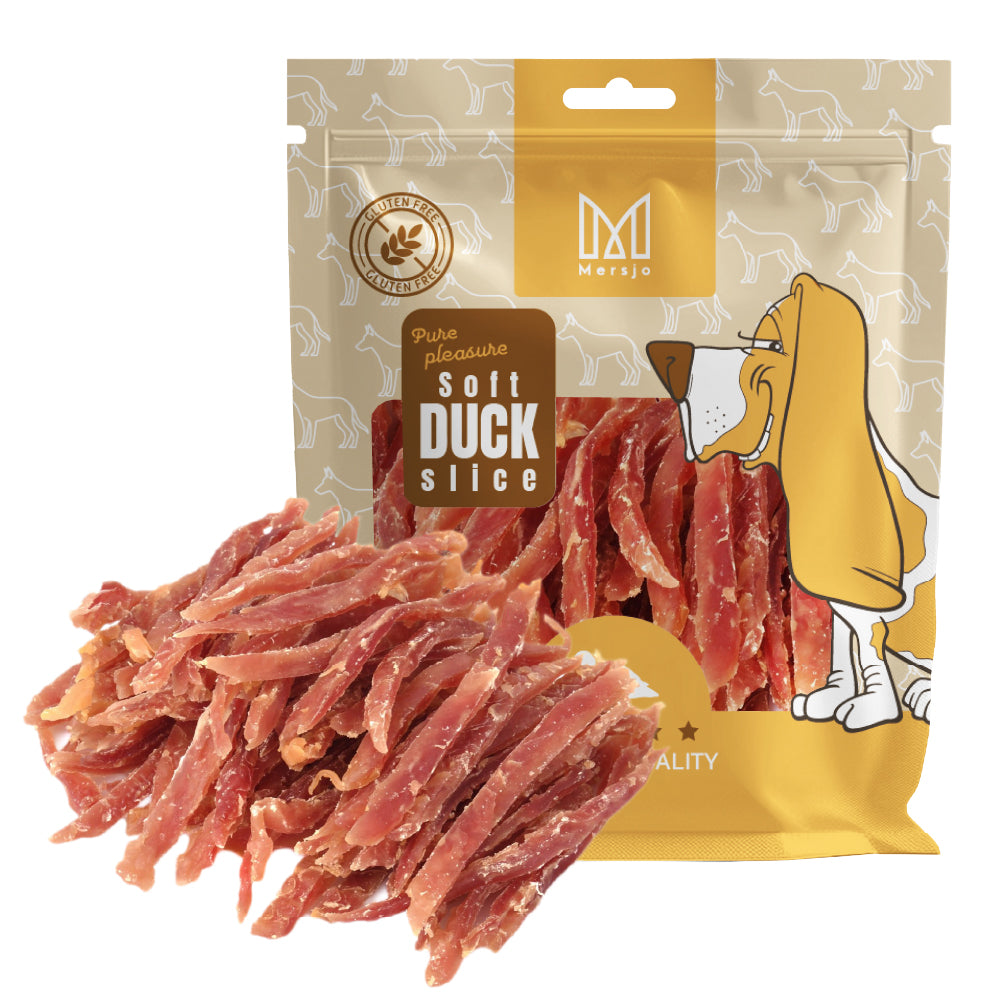 Hundesnack - Weiche Entenstreifen Mersjo 500g