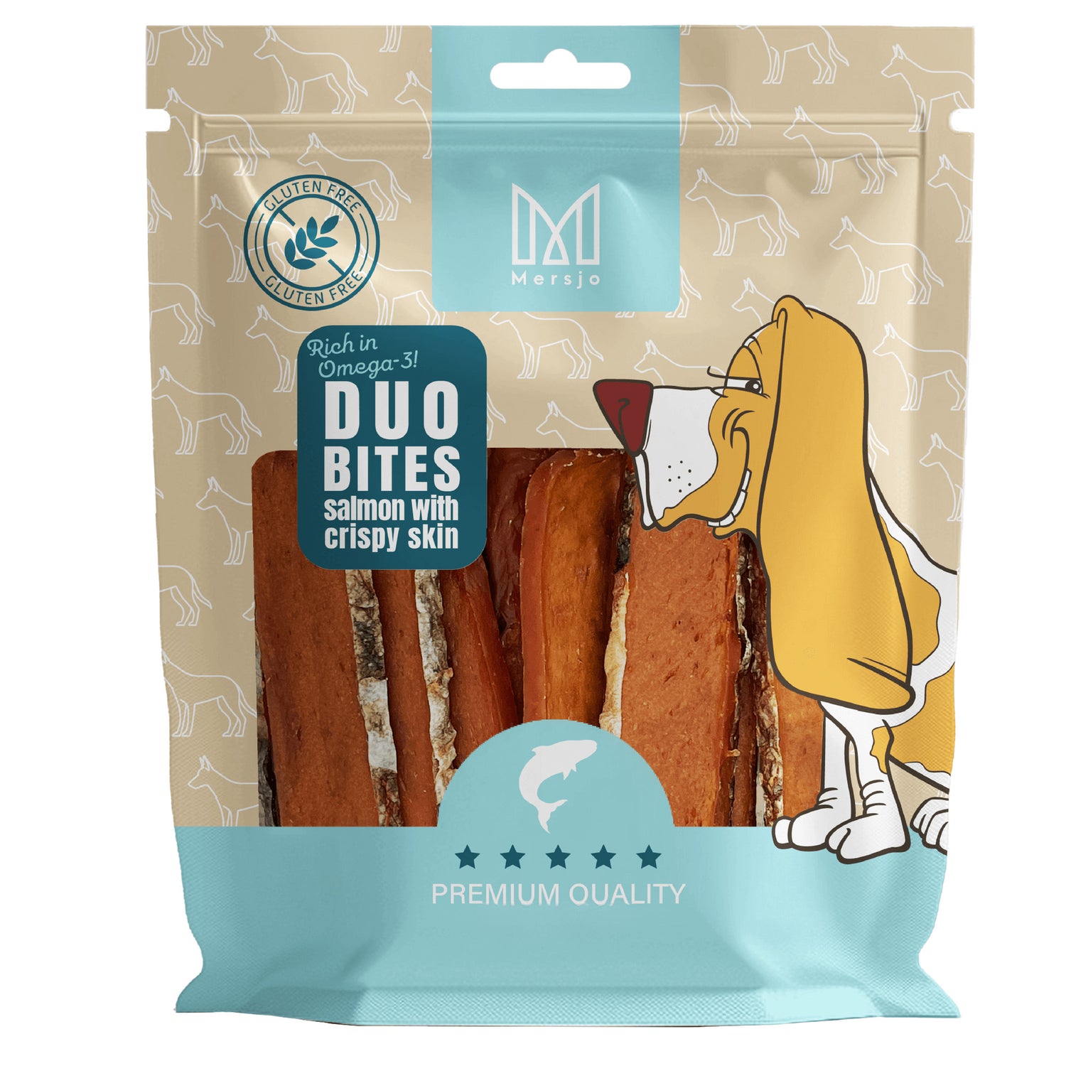 Hundesnack Geschmacksduo  - Lachs mit knuspriger Haut 200g
