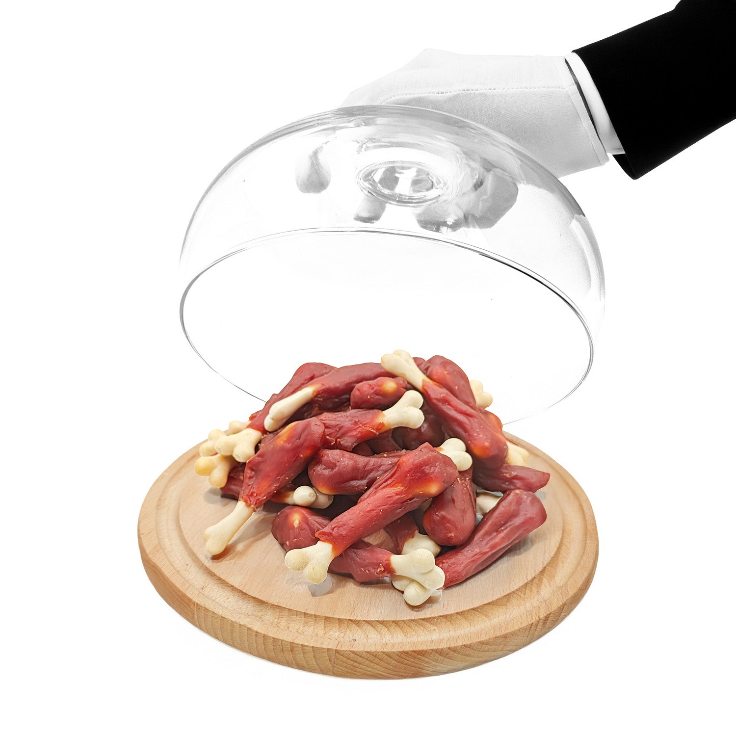 Kalzium-Keule mit Ente, natürlicher Hundesnack, Mersjo, WildLeg, 500g