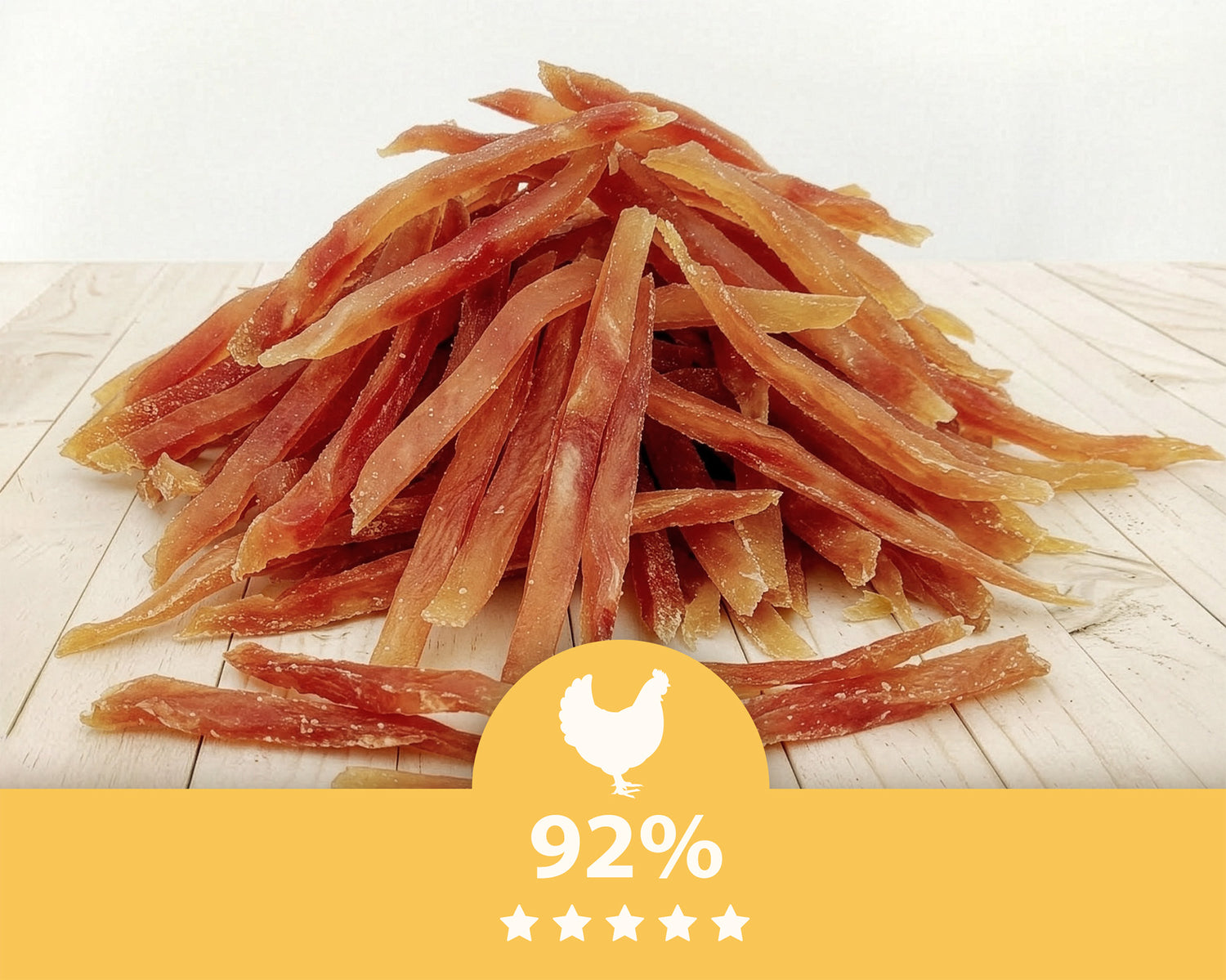 Hundesnack - Weiche Hähnchenstreifen Mersjo 500g