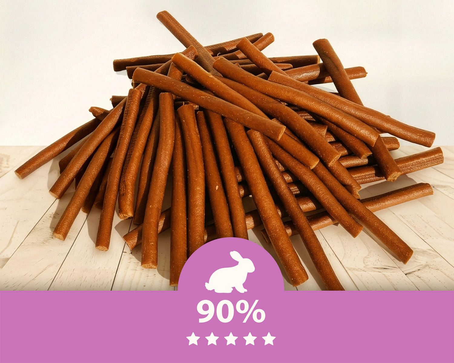 Dog treat - Mersjo soft rabbit sticks 500g
