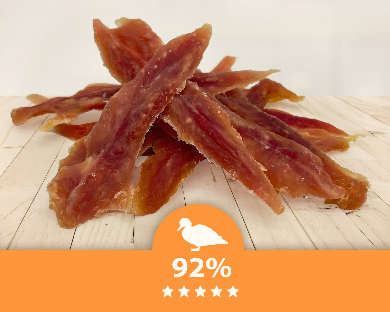 Hundesnack - Getrocknete Entenbrust Mersjo 500g