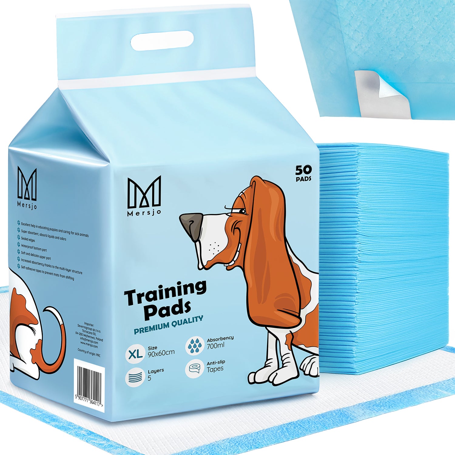 Hygienische Unterlagen für Tiere XL 90x60 (50 Stk.)